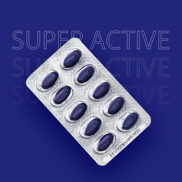 Blister mit Tabletten Viagra Super Active